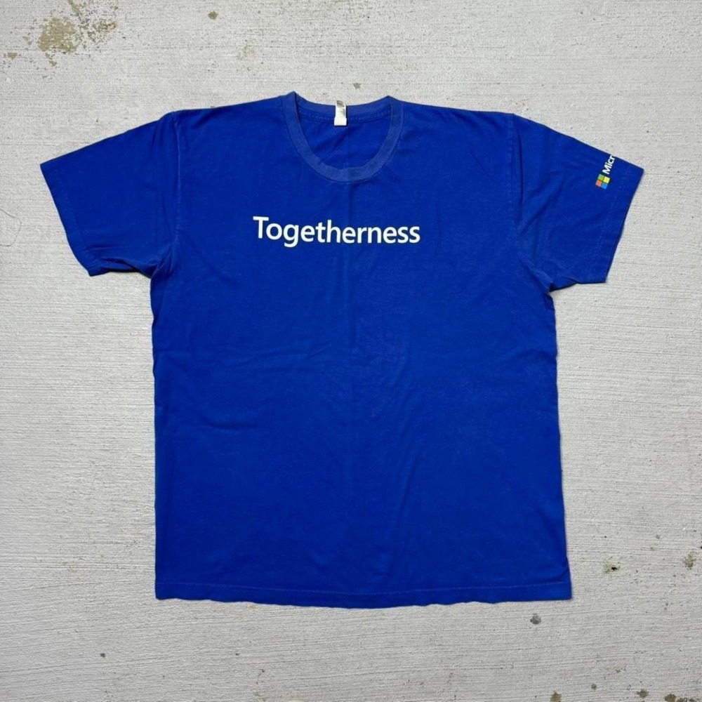 Vintage Y2k Microsft‎ Skyle Togetherness T-shirt Size XXL